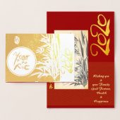 Originele Rats Bamboe schilderij 2020 Luxe Folie G Folie Kaarten (Display)