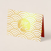 Originele Rats Bamboe schilderij 2020 Luxe Folie G Folie Kaarten (Voorkant)