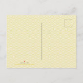 Originele Ratten Bamboe Schilderen Chinese Wensen Uitnodiging Briefkaart (Achterkant)