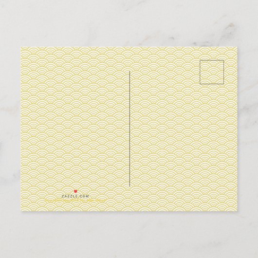 Originele Ratten Bamboe Schilderen Chinese Wensen Uitnodiging Briefkaart (Achterkant)