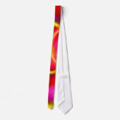 Originele Rood Roze Geel Abstracte Kunst Stropdas (Achterkant)