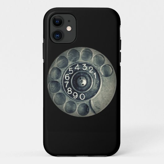 originele roterende telefoon Case-Mate iPhone case (Achterkant)
