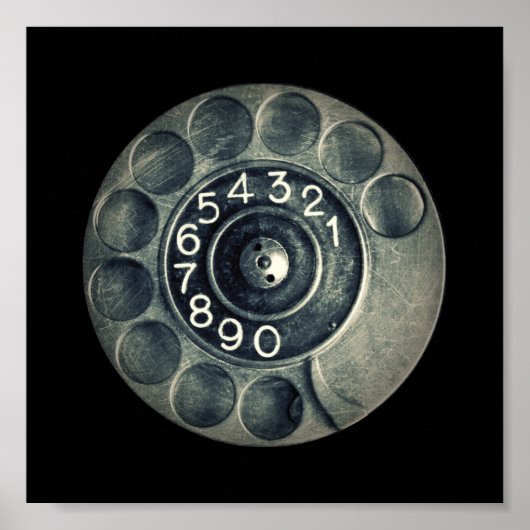 originele roterende telefoon poster (Voorkant)