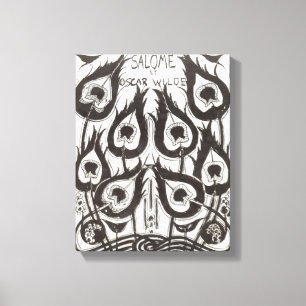 Originele schets voor de afdekking van "Salome" do Canvas Afdruk
