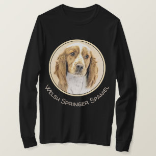 Originele schilderkunst van Welsh Springer Spaniel T-shirt