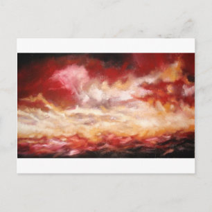 Originele Seascape-verf - Landscape Art Paint Briefkaart