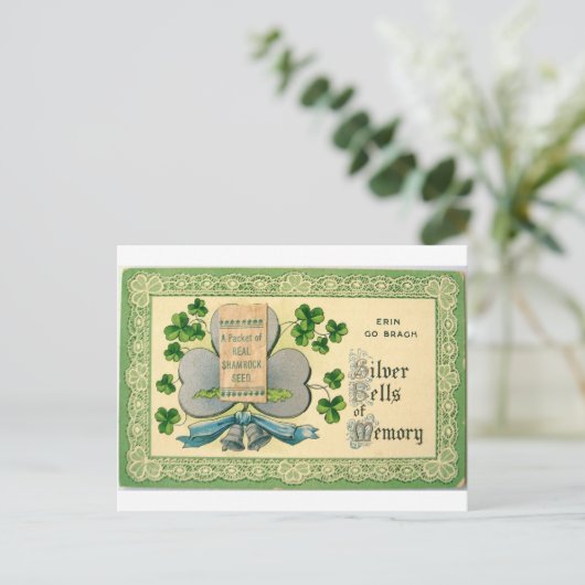 Originele Sint Patrick's dag  Iers trek Briefkaart (Staand voorkant)