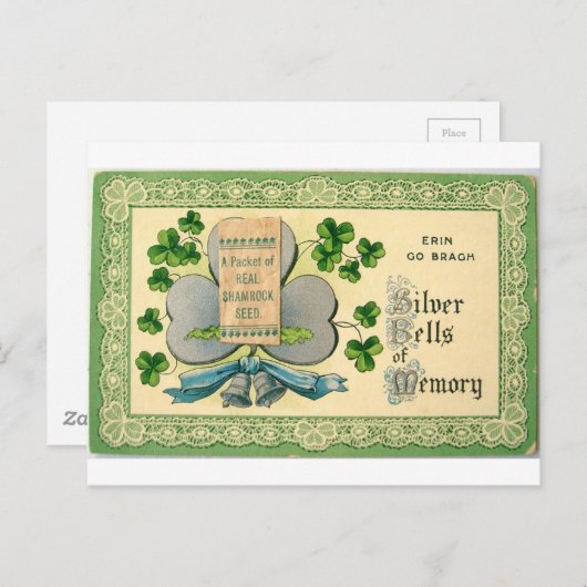 Originele Sint Patrick's dag  Iers trek Briefkaart (Voorkant / Achterkant)