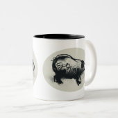 Originele Speldtekening met 2019 Mok met twee tone (Voorkant rechts)