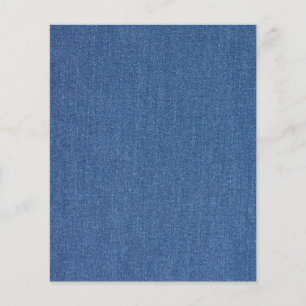 Originele textielstof blauwe mode jeans denim flyer