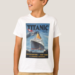 Originele titanische jaarposter 1912 t-shirt