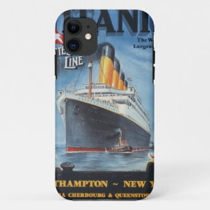 Originele titanische vintage poster 1912 iPhone 11 hoesje
