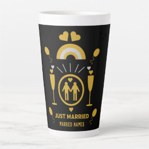 Originele trouwcadeaus voor homoseksuele mannen latte mok