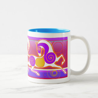 Originele Valentijnsdag MinkMug van 2014 Tweekleurige Koffiemok