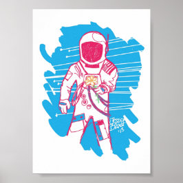 Originele versie van Love and Astronauts Poster