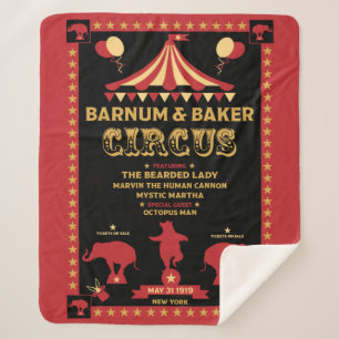 Originele Vintages geïnspireerd rond T-shirt Sherpa Deken