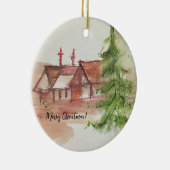 Originele waterverf schets keramisch ornament (Rechts)