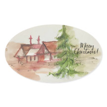 Originele waterverf schets