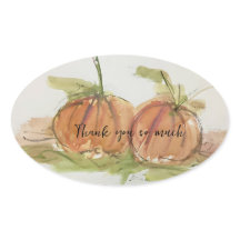 Originele waterverf sketch Pumpkin