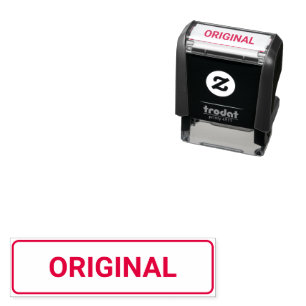 ORIGINELE Zelfinktende Rubber Stamp Stempel