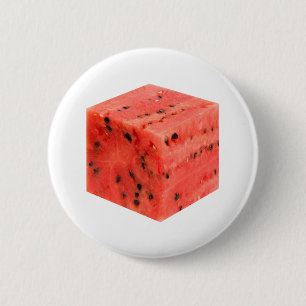 Originele, zoete, rode watermeloen keuken ronde button 5,7 cm