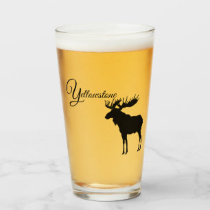 Orignaux en verre de Culbuteur-Yellowstone
