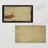 Orignaux sur les cartes de visite professionnelle (Devant / Derrière)