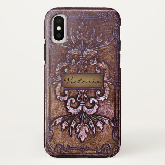 Oriholt Galient Victoriaans monogram Case-Mate iPhone Case (Achterkant)