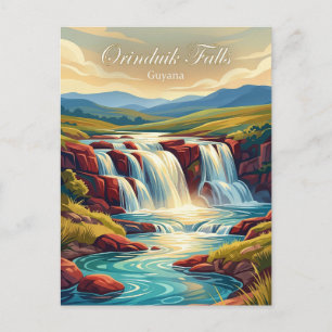 Orinduik-watervallen Guyana Briefkaart
