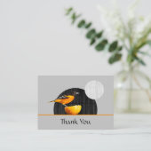 Oriole Bird Merci Carte de visite (Debout devant)