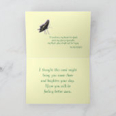 Oriole Get Well-customize Kaart (Binnen)