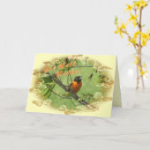 Oriole Get Well-customize Kaart (Gele Bloem)
