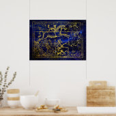 orion constellation poster (Keuken)