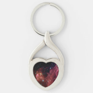 Orion Constellation Twisted Heart Metal Sleutelhan Sleutelhanger