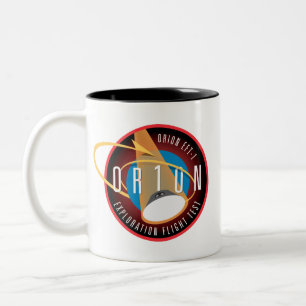 Orion EFT-1 Flight Official Mission Patch van NASA Tweekleurige Koffiemok