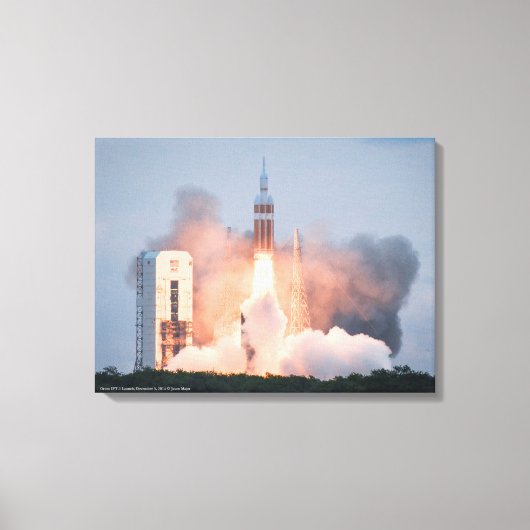 Orion EFT-1 Start Canvas Afdruk (Voorkant)