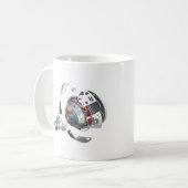 Orion geëxplodeerd Uitzicht Koffiemok (Voorkant links)