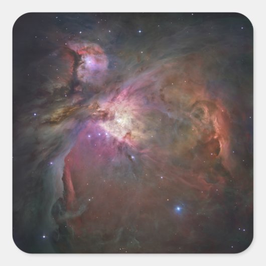 Orion Nebula 2 Vierkante Sticker (Voorkant)