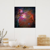 Orion Nebula 42 x 42 (30 x 30) Poster (Keuken)