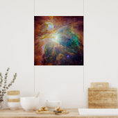 Orion Nebula Astronomie Foto Poster (Keuken)