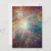 Orion Nebula Birthday Party Kaart (Achterkant)