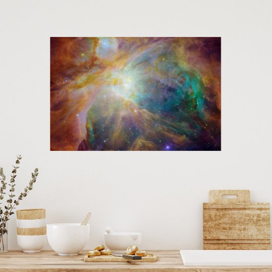Orion Nebula Composiet Poster (Keuken)