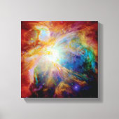 Orion Nebula Hubble Spitzer Telescope Space Canvas Afdruk (Voorkant)