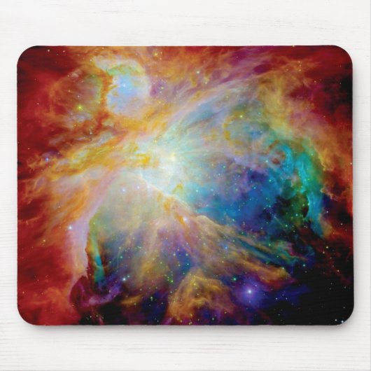 Orion Nebula Hubble Spitzer Telescope Space Muismat (Voorkant)