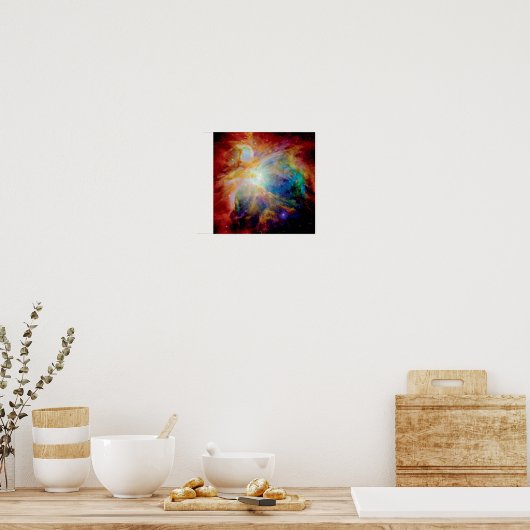 Orion Nebula Hubble Spitzer Telescope Space Poster (Keuken)