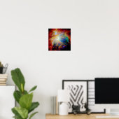 Orion Nebula Hubble Spitzer Telescope Space Poster (Thuiskantoor)