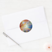 Orion Nebula Hubble Spitzer Telescope Space Ronde Sticker (Envelop)