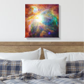Orion Nebula (Hubble & Spitzer Telescopes) Canvas Afdruk (Insitu (Slaapkamer))