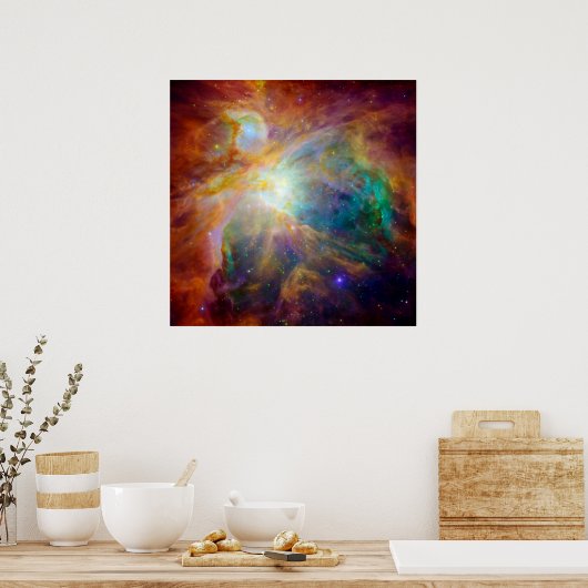 Orion Nebula (Hubble & Spitzer Telescopes) Poster (Keuken)