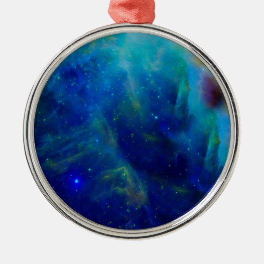 Orion Nebula kosmische melkwegruimte universum Metalen Ornament (Voorkant)